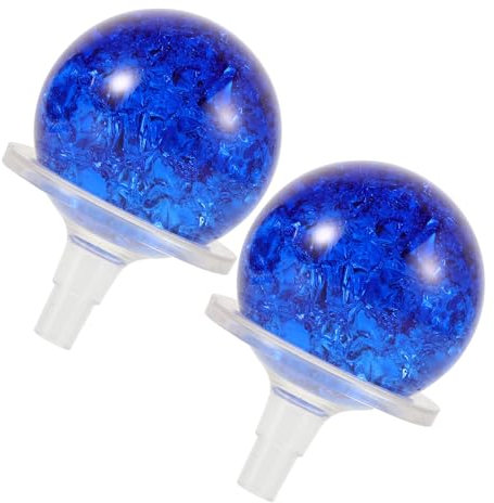 ADOCARN 1 Satz Dekorative Eisrisskugeln Kristallsphären für Teetabletts und Aquarien Vielseitige Ornamente für Gartenbrunnen und Kugelträger