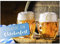 10 Einladungen zum Oktoberfest 2024 / Format DIN A6, 2-seitig / 2 Bier frisch gezapft/Einladungs-Karten zum Oktober-Fest mit Umschlägen/Garten Party