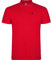 S&C - Polo Uomo Manica Corta 100% Cotone, Tinta Unita, Stile Casual, 3 Bottoni, Design Spagnolo, Tessuto Pique, Regular Fit, Consultare la Taglia, Rosso, 3XL