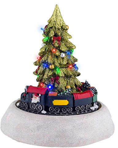 Spieluhrenwelt MMM GmbH, 857777 Spieluhr Weihnachtsbaum mit Zug
