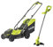 18V ONE+ Cordless Lawnmower and Grass Trimmer Twin Kit (1 x 4.0Ah)