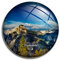 Kühlschrankmagnet Yosemite National Park Kalifornien USA Amerika Glasmagnete für Kühlschrank Souvenirs Niedlicher Kristallmagnet Dekor für Whiteboard Büro Zuhause Geschenk