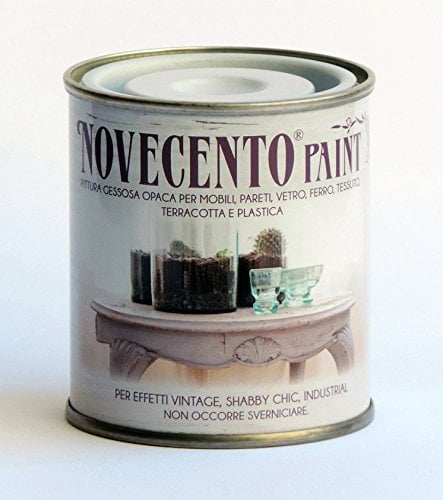 Gualtiero Meazza Novecento Paint Pittura Gessosa Opaca stile Shabby Chic per Mobili Pareti Vetro Gesso - Oro Antico 125 Ml