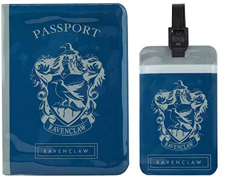 Cinereplicas Harry Potter - Set aus Tag & Passport Hülle Ravenclaw - Offizielle Lizenz