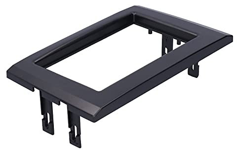 Yuecoom Navigation Blende, 2Din Center Control DVD Blende Stereo Radio Navigation Panel Rahmen Fit für XC90 2002-2015