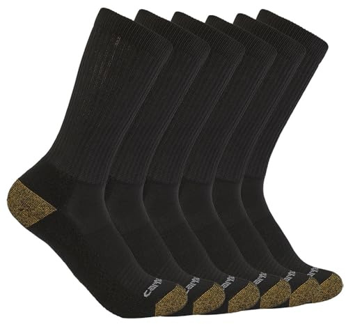 Carhartt Herren Midweight Crew Sock 6 Pack Socken (6er Pack)