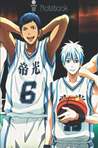 kuroko no basket Manga Notebook: Kuroko's Basketball Anime Journal: Summer Gift Basket For Office Anime lovers gift for Him / Every Summer After Basketball Notebook (110 Lined Pages, 6 x 9 Inches)
