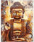 DCIDBEI 40 x 50 cm | Quadratisch Diamond Painting Square,5D DIY Diamant malerei set für Erwachsene, Leinwand Diamant Kunst Handwerk für die Wanddekoration zu Hause-Alter Zerstörter Goldener Buddha