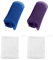 2 Filets d'éponge de bain exfoliants africains, 2 filets moussants, épurateur corporel, épurateur dorsal, élimine la saleté et l'huile de la peau, peau plus lisse (bleu, violet)