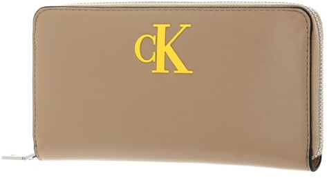 Calvin Klein CKJ Sleek Zip Around Wallet Solid Travertine