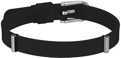 Luca Barra Armband Kollektion Summer Damenarmband aus schwarzem Silikon. Referenz: BK2478, Silikon