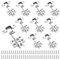 10 PCS Soft Close Cabinet Hinges - Cold Rolling Door Hinge With Screws - Standard Full Overlay Mute Hydraulic Kitchen Cupboard Hinges