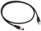 cablecc 4-poliger Stecker M12 Typ-D D-kodiert auf RJ45 Cat5e Stecker, LAN, Ethernet, Netzwerk, industrielle Anwendungen, IP67 Patchkabel