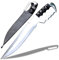 Exquisiter 12-Zoll handgeschmiedeter D-Guard Full Tang-Dolch mit Premium-Horngriff – traditionelle Handwerkskunst aus Nepal