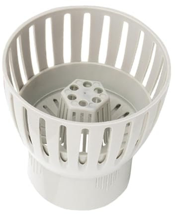 Milageto Skimmer für Schwimmbecken, Schmutz- und Laubsammler, stabile Doppelschicht, gegen Verstopfungen, groß, spart Aufwand und Zeit, Reinigungswerkzeug für, 110mm