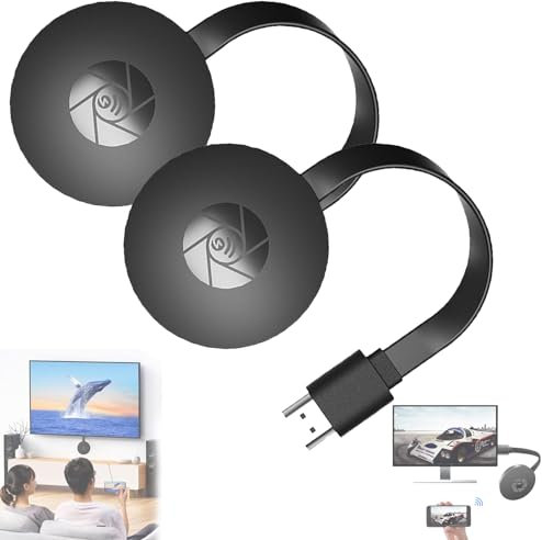 Streaming Devices for TV, Castview TV,TV Box, Cast View, Casting Device for TV, 1080p Wireless Display Adapter, Media Playertv, Wireless Display Adapter 4k, Wireless Screen Projector (2 PCS)