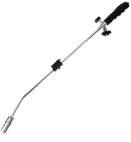 Quemador de malas hierbas de llama ajustable, antorcha de jardín para matar malas hierbas permanente, compatible con botes de gas butano, para uso en estufas de barbacoa y camping, quemador de jardín