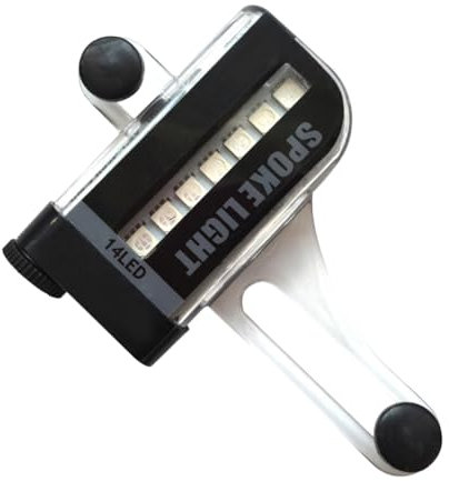 Mipcase Bike Wheel Lights Led Battery Lights Set 14 Led Spoke Lights for Bike Waterproof Easy Install for Night Riding