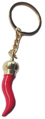 NVOQILIN Simple Chili Pepper Keychain Hanging Ornament Keyring Sweet Cool Pendant