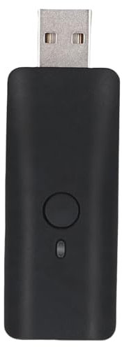 ASHATA Adattatore e Convertitore per Controller Wireless per Series S Elite Series 2 per Pro per Slim per Steam Deck ecc., Adattatore Bluetooth, Supporta Turbo Remap (BLACK)