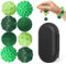 8 Stück Magnetische Fidget Toys,Magnetische Fidget-Bälle aus Silikon,Magnetkugeln,Magnetische Kugeln,Magnetkugeln Stressball Silikon Sensorik Spielzeug,Anti-Stress Fidget Toys für Angst (Grün)