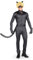 My Other Me Cat-Noir Herren-Kostüm, Größe S, inklusive Jacke mit Glöckchen, Hose, Gürtel mit Schwanz, Handschuhe, Augenmaske, Perücke mit Ohren und Ring, offiziell lizenziert von Miraculous.