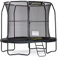 Jumpking7ft x 10ft Oval Trampolin mit Sicherheit Gehäuse Netz & Leiter - JumpPod ❘ Outdoor-Trampolin für Erwachsene & Kinder | Revolutionäre POD™ Connector | 10 Jahre Garantie