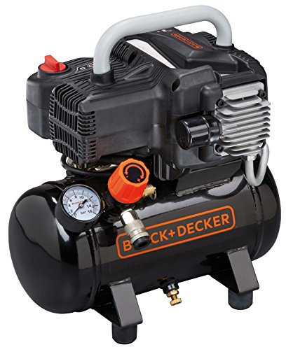 BLACK+DECKER Compresseur portatif, Noir, BD195/6 NK