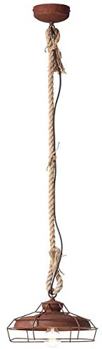 BRILLIANT Lampe Peter Pendelleuchte 30cm rostfarbend | 1x A60, E27, geeignet für Normallampen (nicht enthalten) | Für LED-Leuchtmittel geeignet