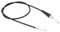 Qiilu 110cm Câble d'huile d'accélérateur de moto avec manchon intérieur de protection pour Pit Dirt moteur Trail Bike Motocros(M10)