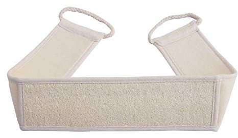 Épurateur arrière exfoliant Loofah pour sangle de récurage double face pour douche (Loofah)