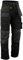WrightFits Men Holster Work Trousers Black - Heavy Duty Safety Combat Cargo Pants - Multi Pockets - Knee Pad Pockets - Triple Stitched - Durable Workwear (36W X 29L)