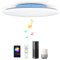 48W-50CM Starry Modern Smart Music WiFi LED Ceiling Light Compatible with Amazon Alexa Google Home Remote Control Dimmable RGB Lamp with 2 Bluetooth Speakers for Lounge Bedroom Living Room Office