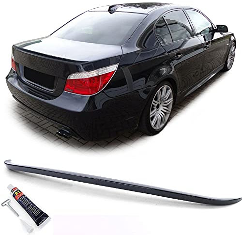 Sport Heckspoiler Lippe Schwarz Glanz mit ABE passend für BMW 5er E60 Limo 03-10