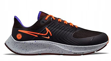 NIKE Air Zoom Pegasus 38 Shield Mens Running Trainers DC4073 Sneakers Shoes (UK 6 US 7 EU 40, Black Orange 003)