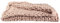 Linnea Plaid tricoté Grosse Maille 120x150 cm Chunky Rose