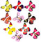 Magic Flying Butterfly, Clockwork Butterfly Card, Rubber Band Flying Butterfly, Bright Colours Magic Butterfly, Performance Props Surprise Gifts, 10pcs (Random Color)
