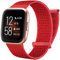 Ouwegaga Correa Compatible con Fitbit Versa/Fitbit Versa 2 Correa para Mujeres Hombres, Ajustable Nylon Transpirable Correas de Repuesto Compatible con Fitbit Versa/Versa 2/Versa Lite Correa, Rojo