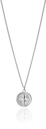 Aran Jewels COMPASS necklace Slv Man