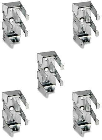bricoleva.it Ganci per Zoccolo Cucina - Gancio Battiscopa Zoccolino Cucina - Facili da installare (Alluminio, 5 pezzi)