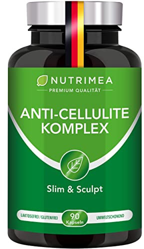 Slim & Sculpt - ANTI CELLULITE Komplex mit Sinetrol® aus Citrusfrüchten, Guarana, Traubentrester - Kapseln gegen Orangenhaut - 90 Kapseln