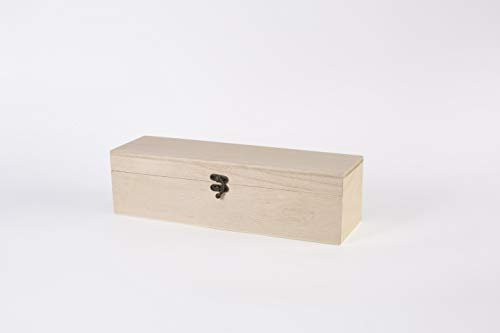 Single Plain Wooden Wine Box Gift Storage Box For Birthday, Christmas, House warming Wooden Storage Crate