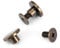 Dekaim Brass Flat Head Buckle (20pcs),Bronze Rivets, Metal Rivets, for Belt Bag Leather Shoe Repair Decoration, DIY(6.5mm)