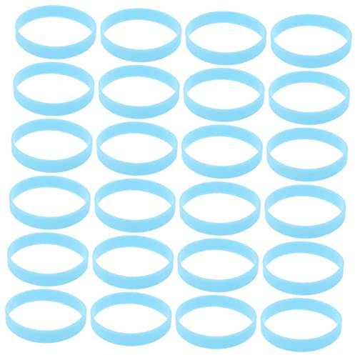 TOYANDONA 100 Pièces Bracelet En Silicone Lumineux Ruban De Poignet Athlétique Bracelets En Silicone Pour Bracelets En Vrac Fournitures De Fête Lueur Coureurs Hommes Bracelet En Caoutchouc