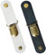 2 Stück Hut-Clip-Halter für Reisekappen-Taschen-Clip, geeignet für Hüte an Handtaschen, Geldbörsen, Reisetaschen, robuste Kunstleder-Clip-Halter (schwarz weiß)