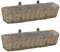 CIADAZ Jardinières de Balcon 2 pcs Osier avec Doublure de PE 80 cm,Jardinières,Jardinieres Exterieur,Bac Jardiniere,Bac à Fleurs Extérieur,Jardinieres Balcon