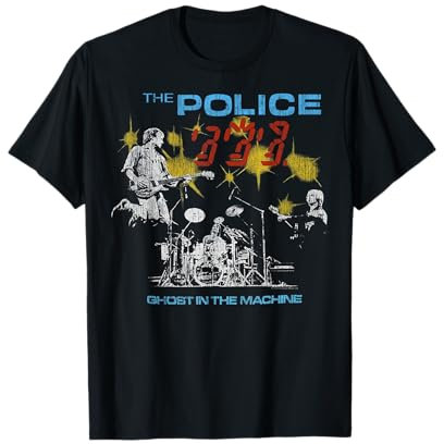 The Police Rock Music Band Ghost In The Machine T-Shirt