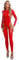 Kaerm Wetlook Leder Body Damen Ganzkörper Ganzkörperanzug Lack Latex Jumpsuit Offener Schritt Dessous Verführerische Dessous Erotik Rot E XXL
