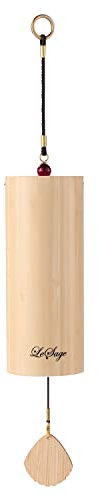 LeSage Chakra Chime Bamboo Wind Chimes Meditation Wind Bells for Sound Healing Chimes Yoga Zen Windchime C Chord Wind Chimes for Sound Therapy