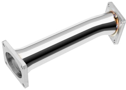 fmic.eu PERFORMANCE Downpipe für E60 E61 520d M47N2 2005-2008 Edelstahl Performance Upgrade reduziert Abgasgegendruck verbessert Turbolader Effizienz und Motorleistung